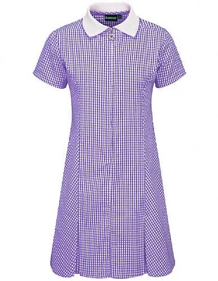 AVON CORDED GINGHAM DRESS