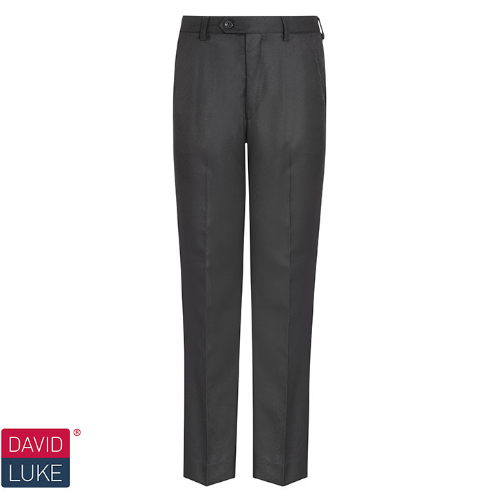 Flat Front Trouser, Elastic Back - DL943